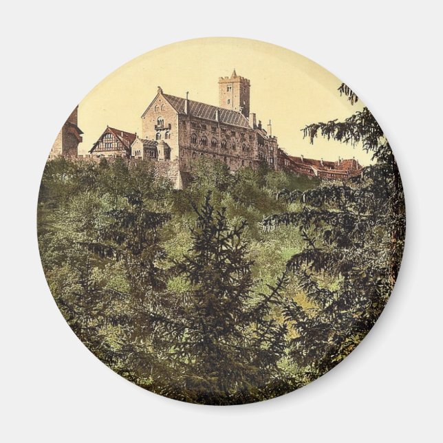 Aimant Wartburg, du château d'Eisenach, Thuringe, Allemag (Devant)
