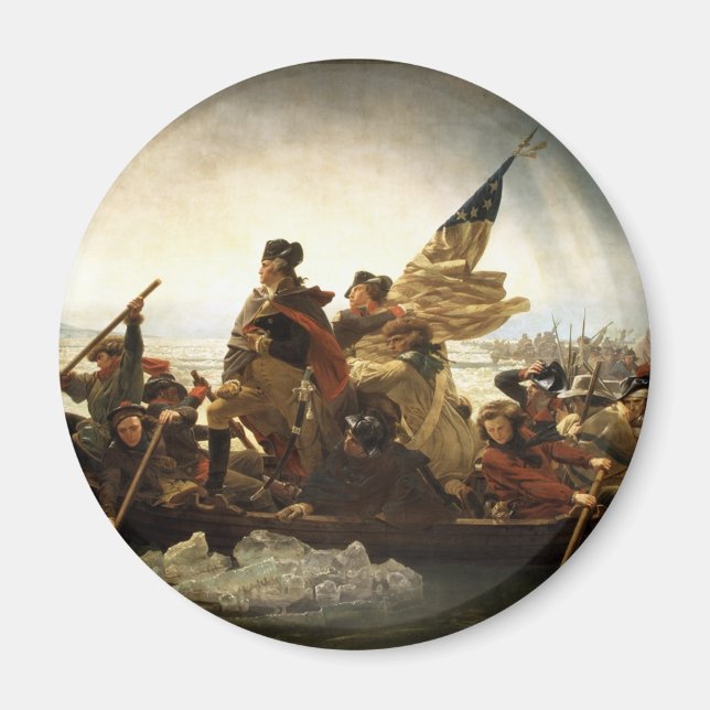 Aimant Washington Crossing the Delaware - 1851 (Devant)
