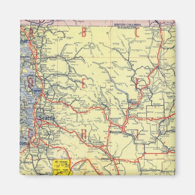 Aimant Washington, Oregon, Idaho (Devant)