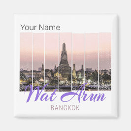 Aimant Wat Arun Temple Bangkok Thaïlande Sunset Souvenir