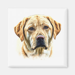 Aimant Watercolor Labrador Retriever