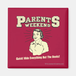 Aimant Week-end Parents : Tout cacher