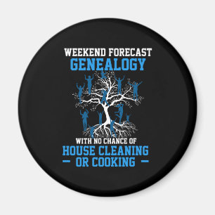 Aimant Weekend Prévision Généalogie Famille Historien Cad