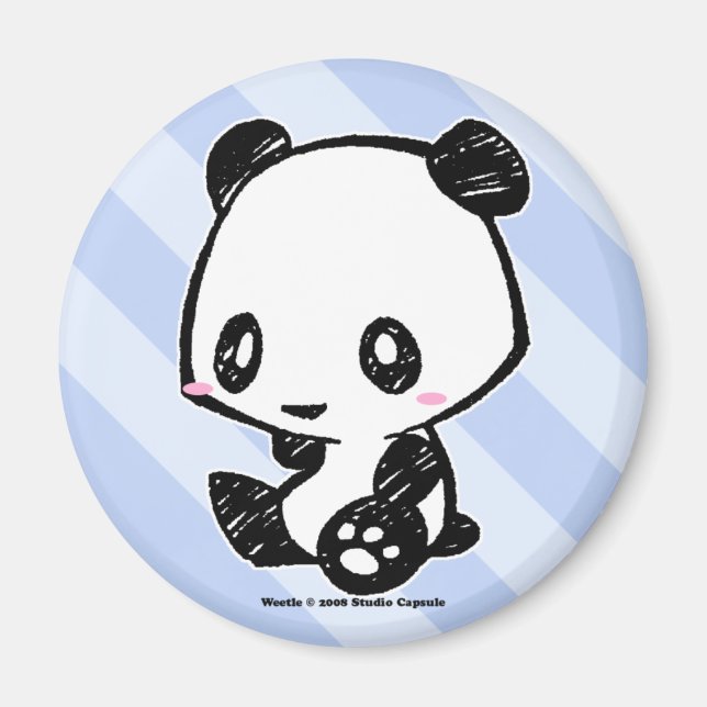 Aimant Weetle Panda (Devant)
