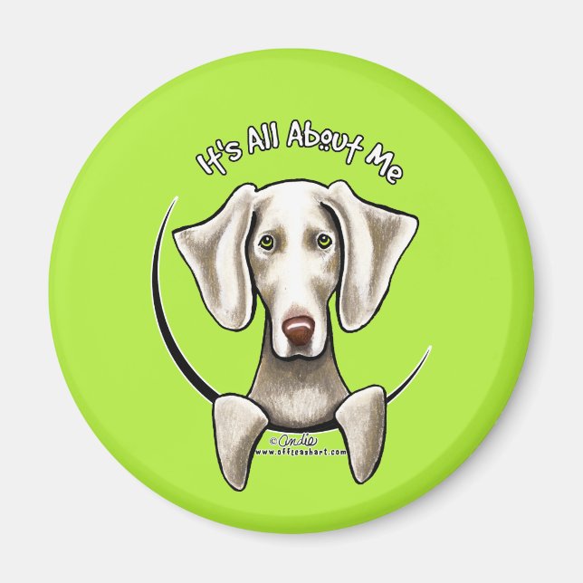Aimant Weimaraner IAAM (Devant)