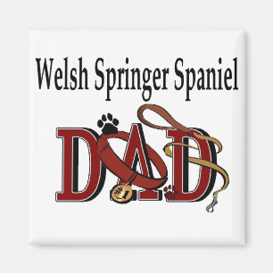 Aimant Welsh Springer Spaniel Papa Cadeaux