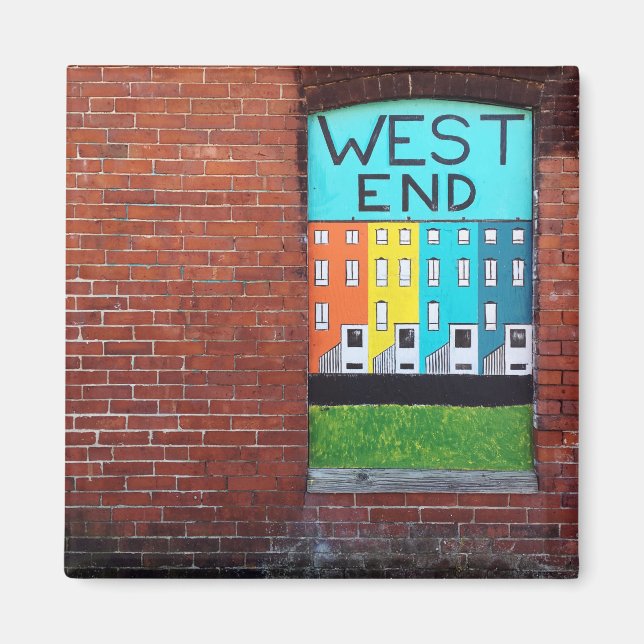 Aimant west end city wall art (Devant)