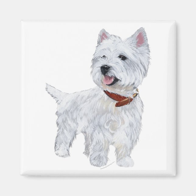 Aimant West Highland White Terrier (Devant)