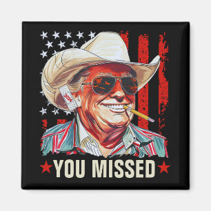 Aimant Western Trump Cowboy Trump 2024 vous a manqué