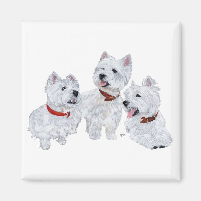 Aimant Westie Conference (Devant)