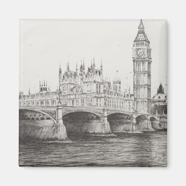 Aimant Westminster Bridge London UK. 30/10/2006 (Devant)