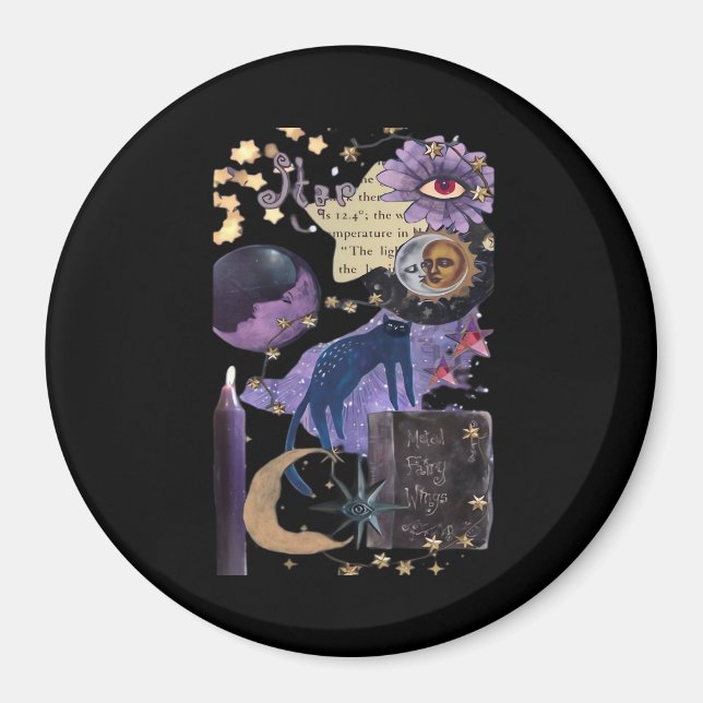 Aimant Whimsigoth esthétique 90s (Devant)
