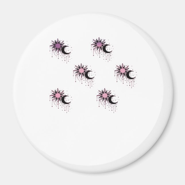 Aimant Whimsigoth Sun Moon Witchy (Devant)