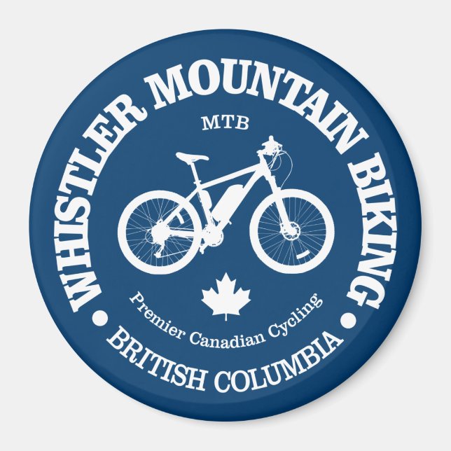 Aimant Whistler BC (MTB) (Devant)