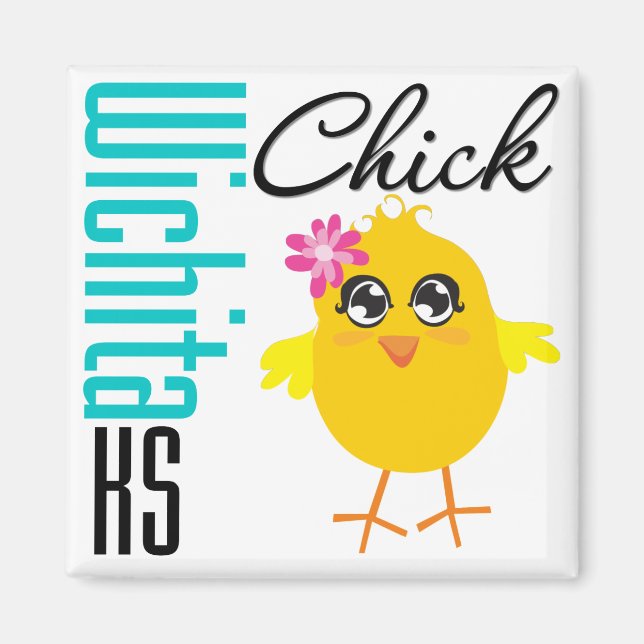 Aimant Wichita KS Chick (Devant)