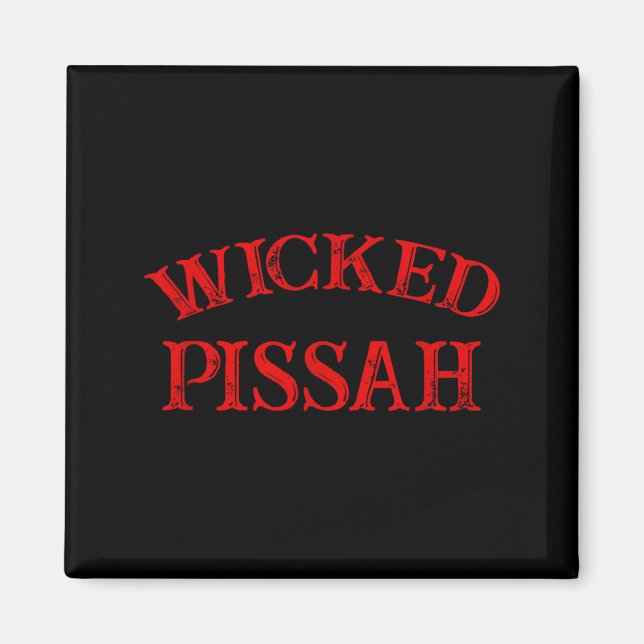 Aimant Wicked Ah Funny Er Boston New England Southie  (Devant)