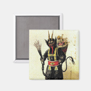Aimant Wicked Krampus Scary Demon Holiday Christmas Xmas