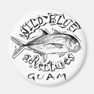 Aimant wild blue adventures logo　マグネット