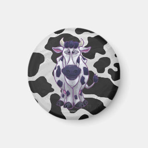 Aimant Wild Me Cow Black and White