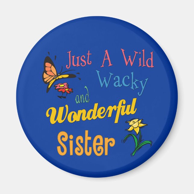 Aimant Wild Wacky Merveilleuse Collection de Soeurs (Devant)