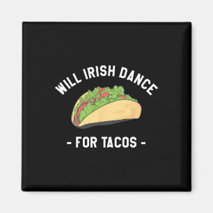 Aimant Will Irish Dance Pour Tacos St. Patrick's Day Sham