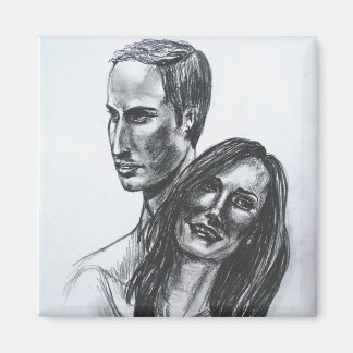 Aimant William et Kate Mariage