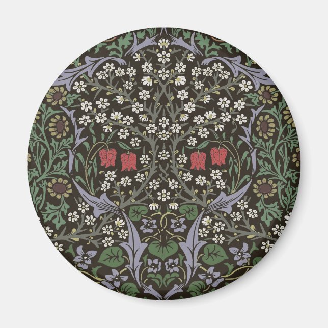 Aimant William Morris Blackthorn Tapestry Floral (Devant)