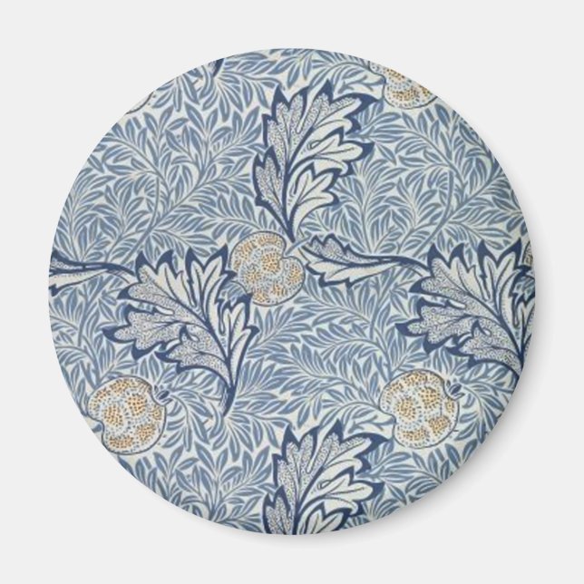Aimant William Morris Flower Floral Design (Devant)