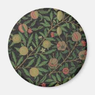 Aimant William Morris grenade Fruit noir