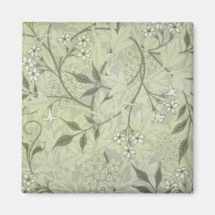Aimant William Morris Jasmine Botanique Antique Vintage