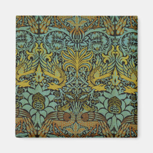Aimant William Morris Peacock Dragon Fond d'écran