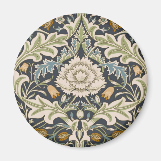 Aimant William Morris Severn Motif floral classique (Devant)