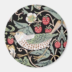 Aimant William Morris Strawberry Thief I Black Birds