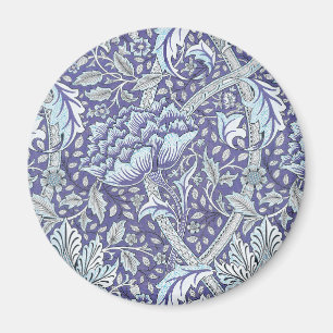 Aimant William Morris Windrush fleurs bleues