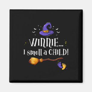 Aimant Winnie je sens un enfant Halloween Annonce de gros