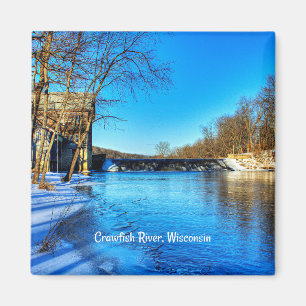 Aimant Wisconsin, Crawfish River près d'Elba,