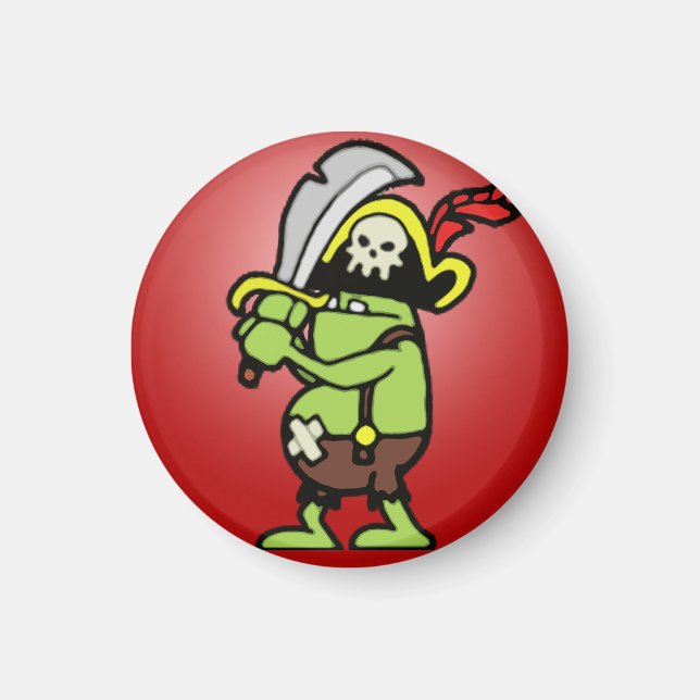 Aimant Wizard101 Pirate Doodle Gobbler (Devant)