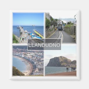 Aimant WLS006 LLANDUDNO, Pays de Galles, Frigo