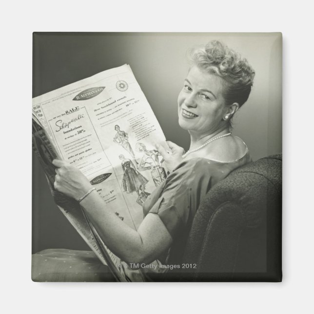 Aimant Woman Sitting in chaise (Devant)