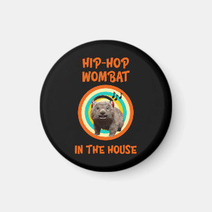 Aimant Wombat Hip-hop Drôle dans la Maison