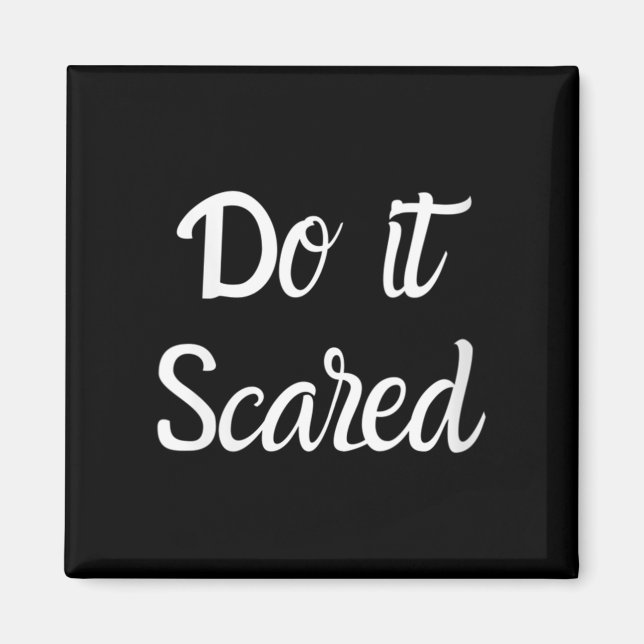 Aimant Womens Do It Ed Insres Courage Motivational V-neck (Devant)