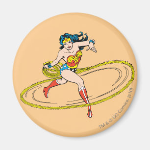 Aimant Wonder Woman entouré de Lasso