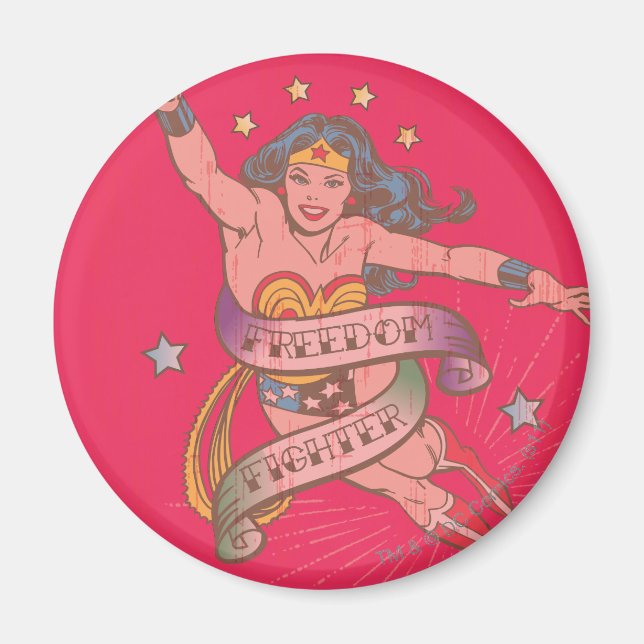 Aimant Wonder Woman Freedom Fighter (Devant)