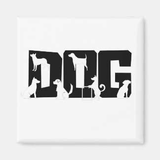 Aimant WordArt Chien En 3D