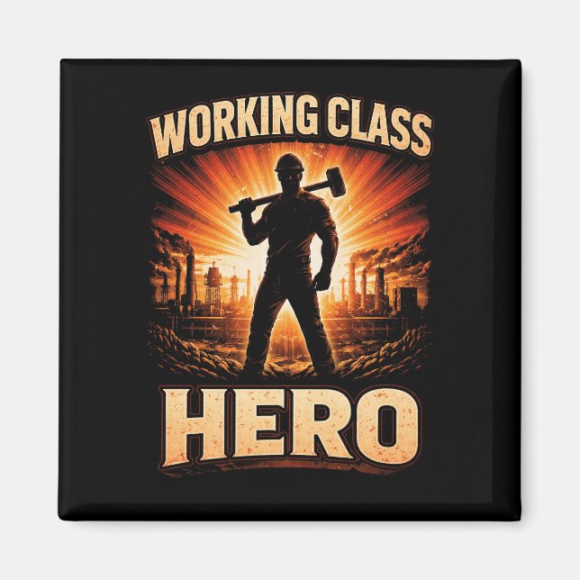 Aimant Working Class Hero (Devant)