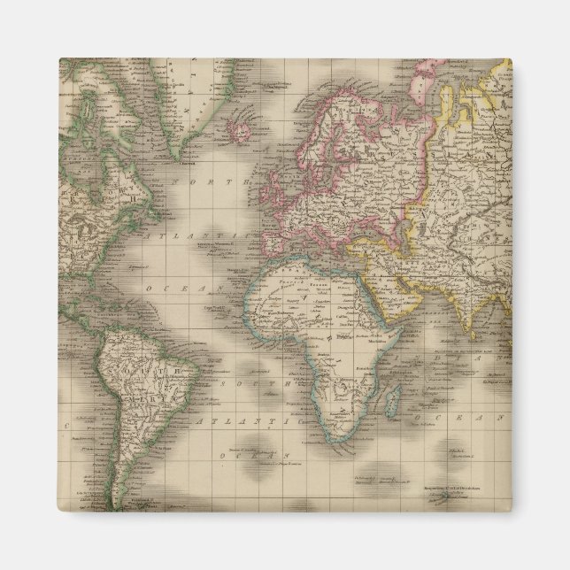 Aimant World, Mercator's Projection 2 (Devant)