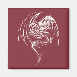 Aimant Wyvern Dragon Sont Imaginaires Mythiques Créatures