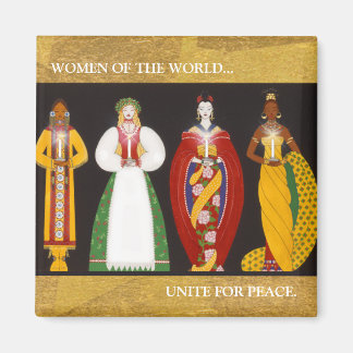 Aimant X004_Femmes du monde, FEMMES DU MONDE...,...