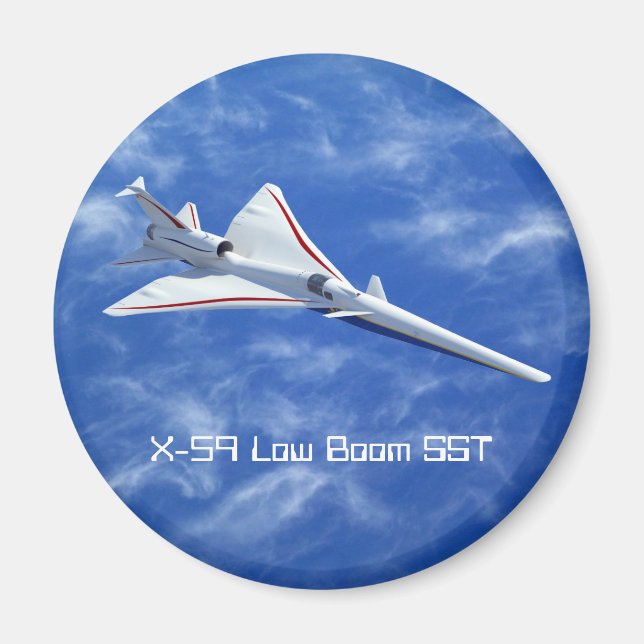 Aimant X-59 Avion à réaction supersonique à faible poussé (Devant)