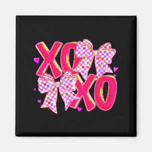 Aimant Xoxo Saint-Valentin Amour Drôle Coquette Nœud À Ca
